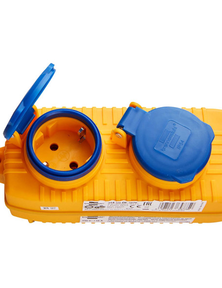 Câble de chantier IP54 avec bloc d'alimentation (extension 4 voies pou