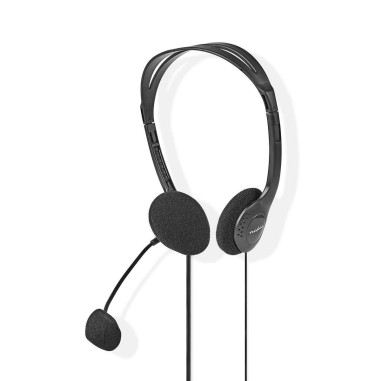 Casque PC  Supra Auriculaire  Stereo  2x 3.5 mm  Rabattable Microphone
