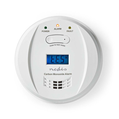 Alarme de monoxyde de carbone  Alimenté par pile  Autonomie de la batt