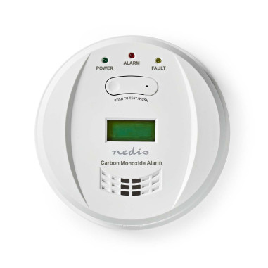 Alarme de monoxyde de carbone  Alimenté par pile  Autonomie de la batt