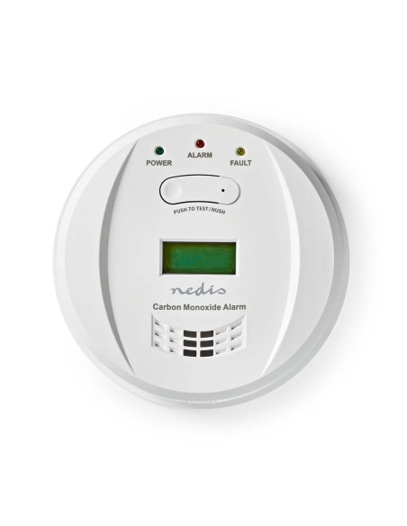 Alarme de monoxyde de carbone  Alimenté par pile  Autonomie de la batt