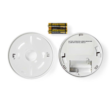 Alarme de monoxyde de carbone  Alimenté par pile  Autonomie de la batt