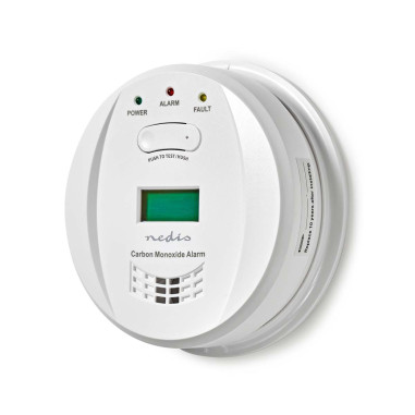 Alarme de monoxyde de carbone  Alimenté par pile  Autonomie de la batt
