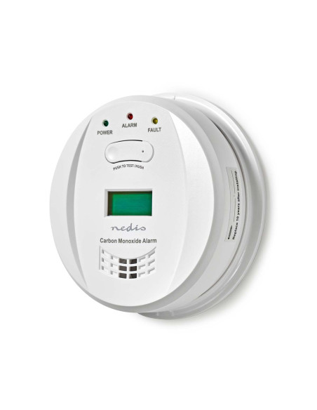 Alarme de monoxyde de carbone  Alimenté par pile  Autonomie de la batt