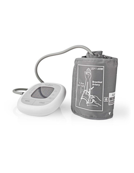 Blood Pressure Monitor Upper Arm  White