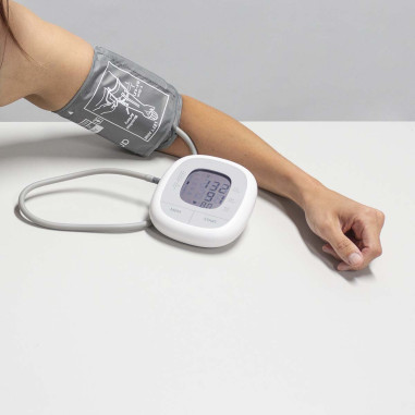 Blood Pressure Monitor Upper Arm  White