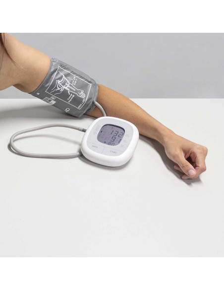 Blood Pressure Monitor Upper Arm  White