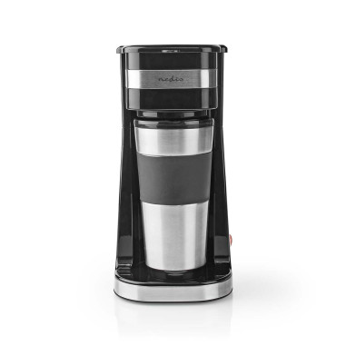 Machine à café  Filtre a café  0.4 l  1 Tasses  Argent / Noir