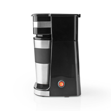 Machine à café  Filtre a café  0.4 l  1 Tasses  Argent / Noir