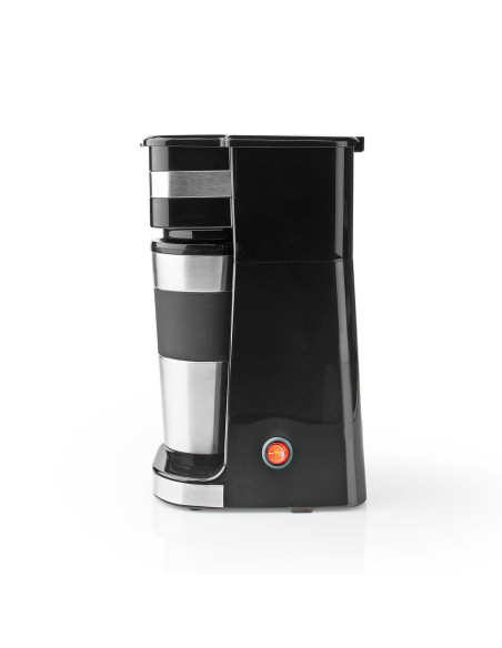Machine à café  Filtre a café  0.4 l  1 Tasses  Argent / Noir