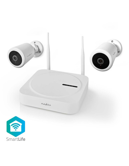 Système de caméra sans fil SmartLife  2x Cameras  Full HD 1080p  IP65
