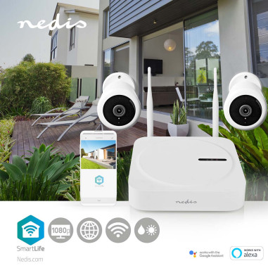 Système de caméra sans fil SmartLife  2x Cameras  Full HD 1080p  IP65