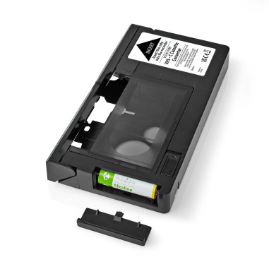 Convertisseur VHS  Conversion: VHS-C à VHS  Brancher et utiliser  Noir