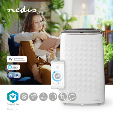 Climatiseur SmartLife 3-en-1  Wi-Fi  14000 BTU  120 m³  Déshumidificat