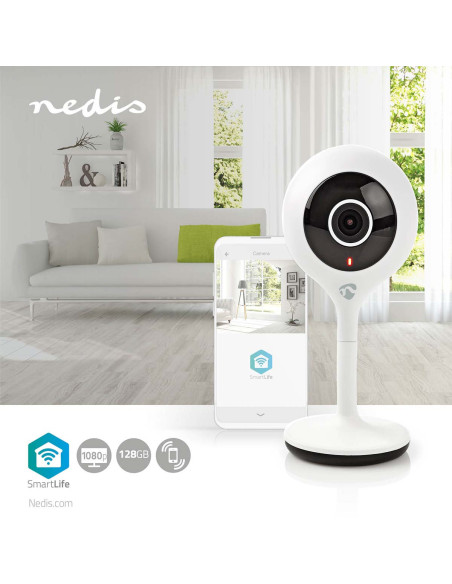 Caméra intérieure SmartLife  Wi-Fi  Full HD 1080p  microSD (non inclus