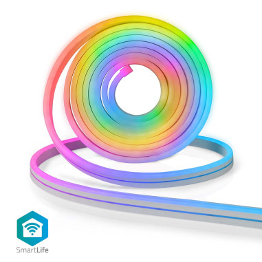 Bande LED SmartLife  Wi-Fi  Multi couleur  SMD  5.00 m  IP65  2700 K