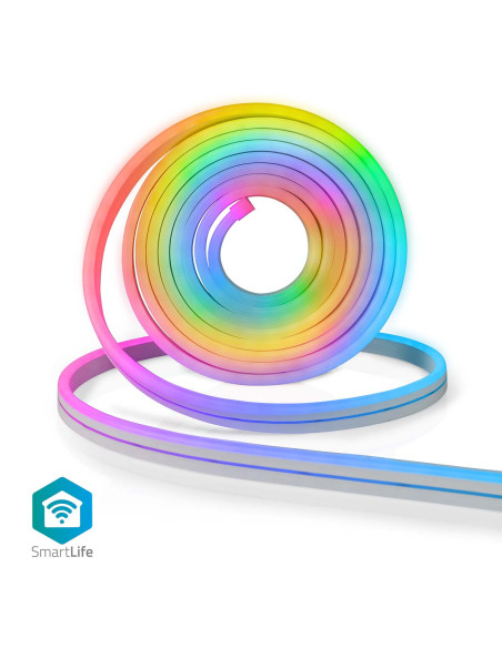 Bande LED SmartLife  Wi-Fi  Multi couleur  SMD  5.00 m  IP65  2700 K
