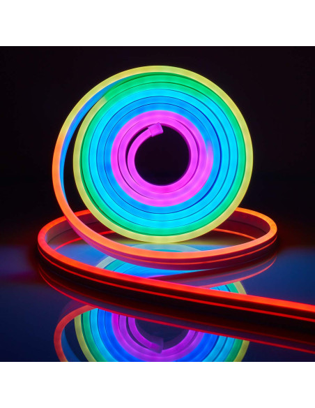 Bande LED SmartLife  Wi-Fi  Multi couleur  SMD  5.00 m  IP65  2700 K