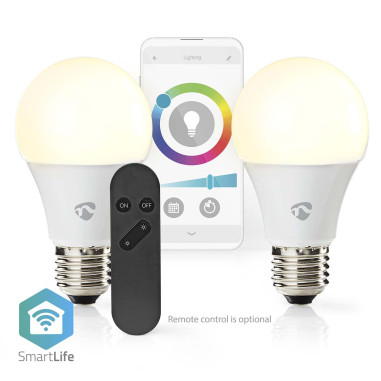 Ampoule SmartLife toute couleur  Wi-Fi  E27  806 lm  9 W  Blanc chaud
