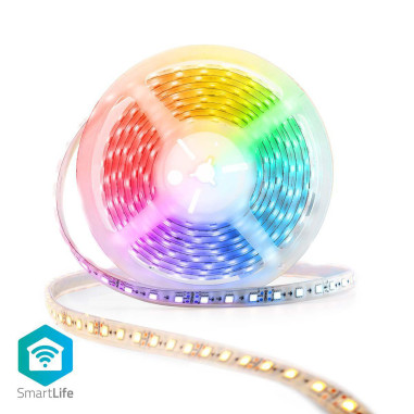 Bande LED SmartLife  Wi-Fi  Blanc Chaud / Blanc Froid / RGB  SMD  5.00