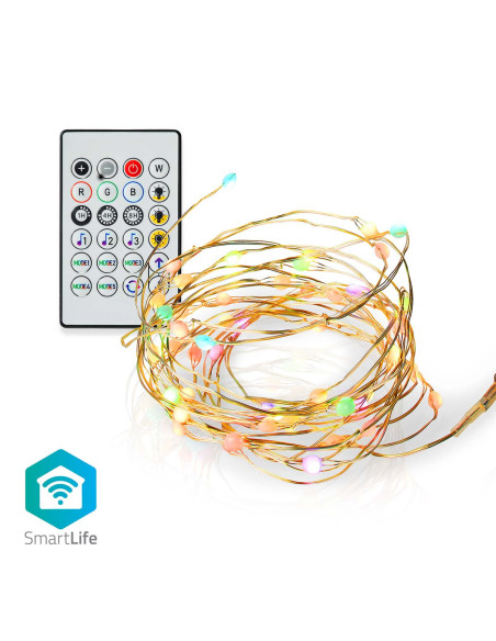 Bande LED SmartLife  Wi-Fi  Multi couleur  SMD  5.00 m  IP20  2700 - 6