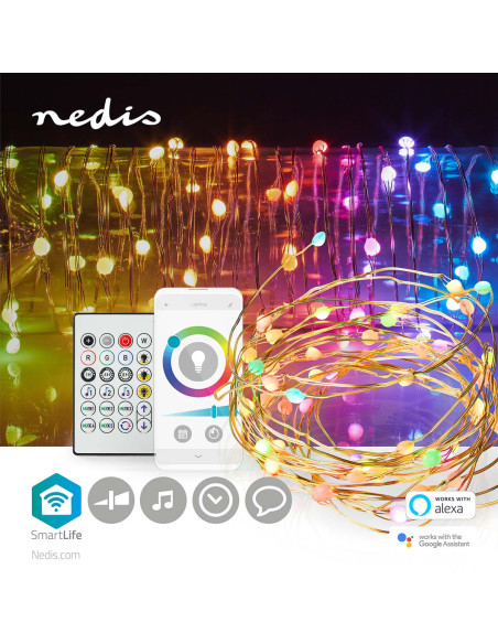 Bande LED SmartLife  Wi-Fi  Multi couleur  SMD  5.00 m  IP20  2700 - 6
