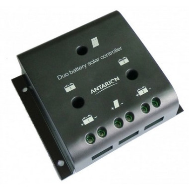 ANTARION Régulateur de charge double pour panneau solaire PMW10A Mode désulfatation pour batteries acides