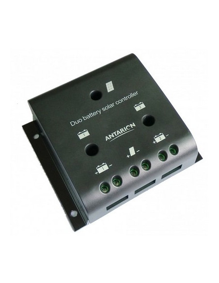 ANTARION Régulateur de charge double pour panneau solaire PMW10A Mode désulfatation pour batteries acides