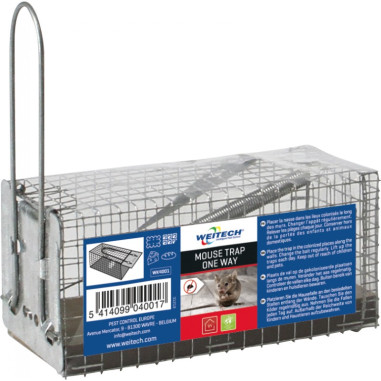PACK WEITCH 2X Pièges à Rats 1 entrée cage anti rats