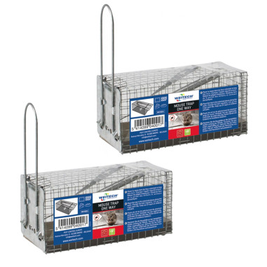 PACK WEITCH 2X Pièges à Rats 1 entrée cage anti rats