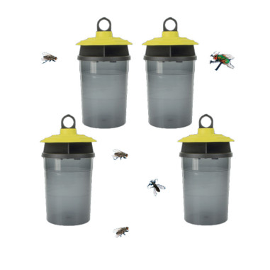 WEITECH Pack 4x Fly Trap Pièges à mouches