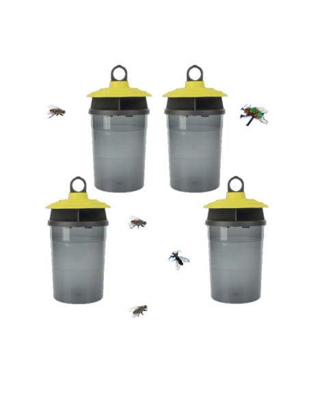 WEITECH Pack 4x Fly Trap Pièges à mouches