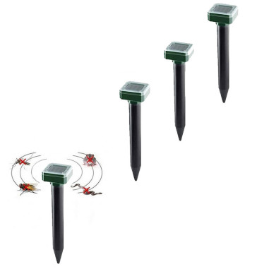 PACK 4x M3000 Repousse Serpents et Rongeurs Répulsifs solaire