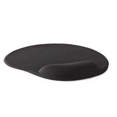 PACK NEDIS Tapis de souris Gel Noir + Souris PC sans fil 1 000 ppp 3 boutons Noir