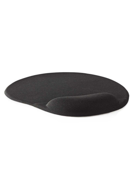 PACK NEDIS Tapis de souris Gel Noir + Souris PC sans fil 1 000 ppp 3 boutons Noir