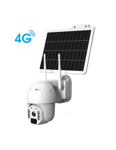 SEMAC Caméra Dôme Solaire 4G Video Surveillance Full HD 1080p