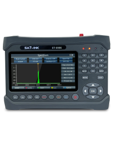 SATLINK ST-6986 Mesureur de Champ PRO DVB-S2/S, DVB-T/T2, DVB-C h.265 hevc 10 Bit 4k