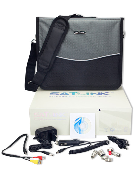 SATLINK ST-6986 Mesureur de Champ PRO DVB-S2/S, DVB-T/T2, DVB-C h.265 hevc 10 Bit 4k