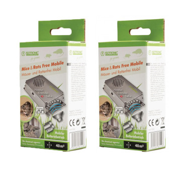 Pack ISOTRONIC 2X Répulsifs Souris et Rats 12-24 KhZ