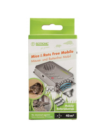 Pack ISOTRONIC 2X Répulsifs Souris et Rats 12-24 KhZ