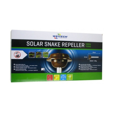 PACK 8X WEITECH Répulsifs Solaires Anti-serpent Lézar Jardin Repousse Serpent