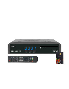 SERVIMAT III Récepteur TV satellite Full HD + Carte d'accès TNTSAT V6 Astra 19.2E