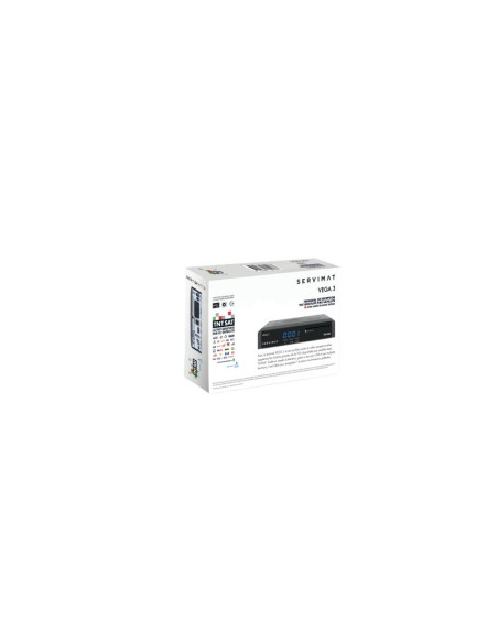 SERVIMAT III Récepteur TV satellite Full HD + Carte d'accès TNTSAT V6 Astra 19.2E + Câble HDMI