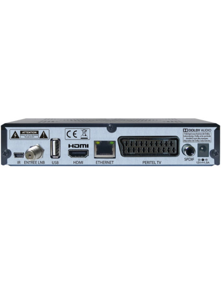 PACK OPTEX Récepteur TV Satellite HD enregistreur USB + Carte Fransat + Cable 12V + Déport infrarouge