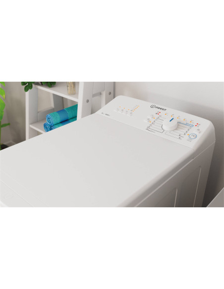 INDESIT Lave-linge TOP 6kg 1000 Trs/min Programme RapidWash