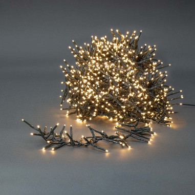 Lumières Décoratives  Groupe  1512 LED's  Blanc Chaud  11.00 m  Effets