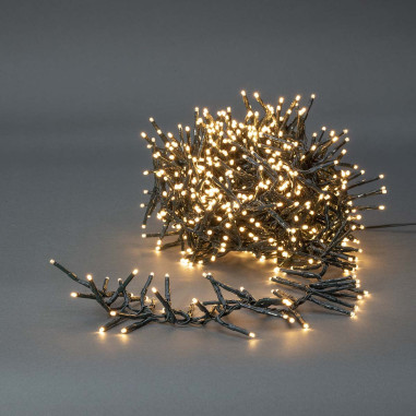Lumières Décoratives  Groupe  768 LED's  Blanc Chaud  5.60 m  Effets d