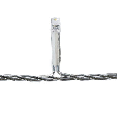 Lumières Décoratives à Glaçons  180 LED's  Blanc Froid  5.90 m  Effets