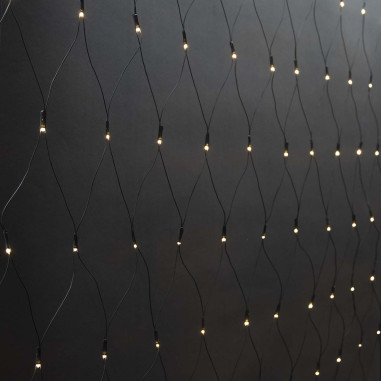 Filet Lumineux Décoratif  Blanc Chaud  160 LED's  2 x 1 m  Effets de l