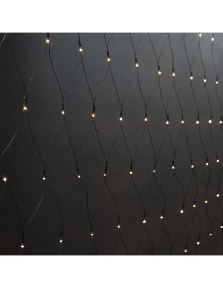 Filet Lumineux Décoratif  Blanc Chaud  160 LED's  2 x 1 m  Effets de l